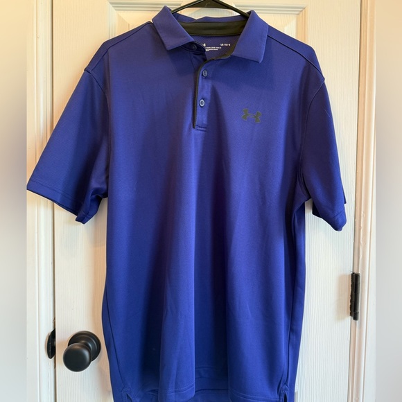 Under Armour Purple Polo Shirt - Picture 2 of 3